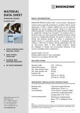 RHEINZINK-PRISMO brushed white+