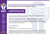 Certificate IGEF